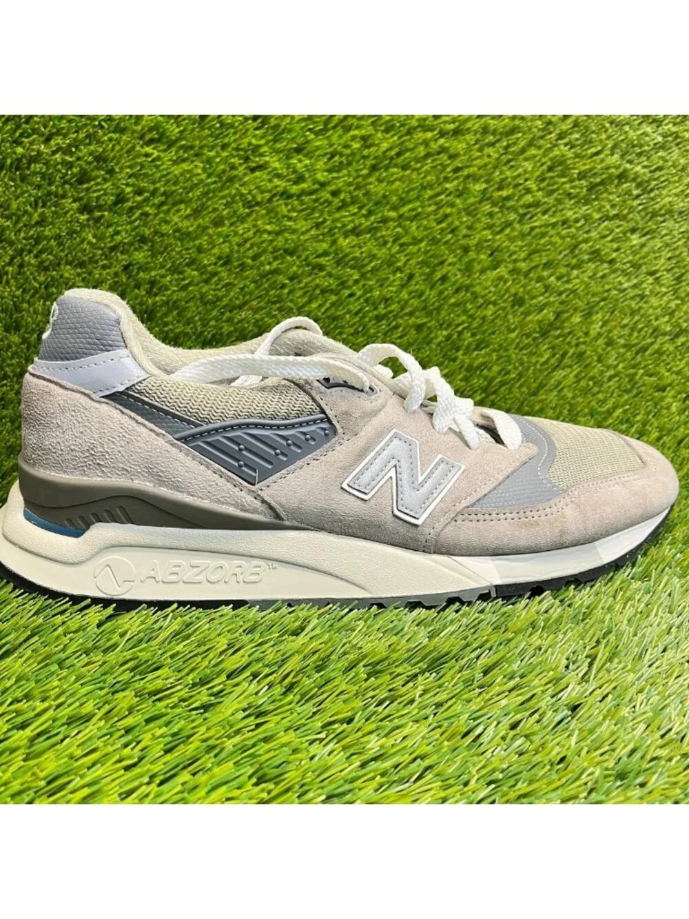 New Balance 998 Mens Size 11 Gray Silver Athletic Running Walking Shoes Sneakers